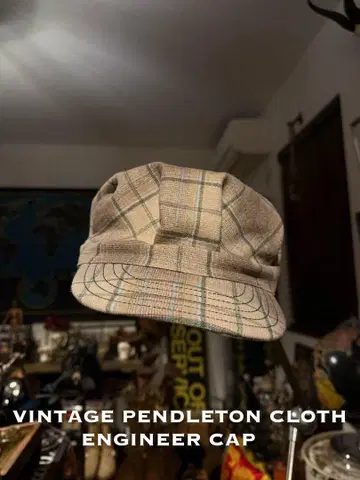 VINTAGE PENDLETON ENGINEER CAP
