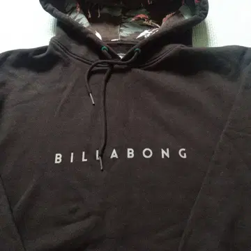 BILLABONG 블랙 후드티 L
