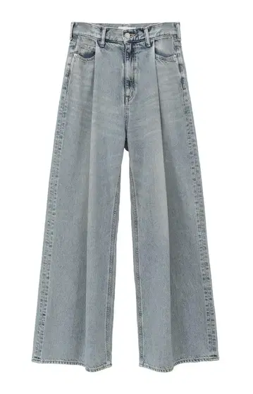 SuzuHirose x CLANE TUCK WIDE DENIM PANTS
