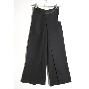 새상품 STUDIOUS Leather Belted Trousers 팬츠