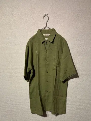 60s Designery Collection 반팔 셔츠 올리브 그린