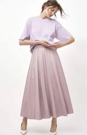ebure 에부르 Leather Skirt 38