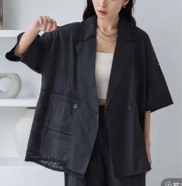 JEANASIS 패치워크 레이스 W 자켓