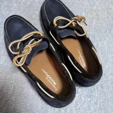 ROCKPORT 네이비 데크 슈즈