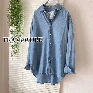 FRAMeWORK 바지 셔츠 데님 셔츠