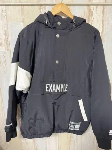 EXAMPLE x STARTER 콜라보 아노락 후드티 자켓