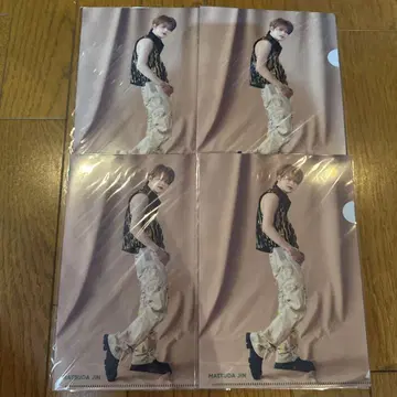 INI 마츠다 진 DROP That 라쿠텐 특전 클리어 파일 4개 세트