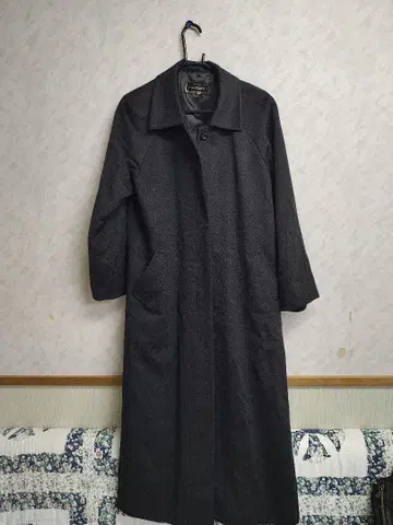 MIA CARNA 그레이 롱 코트 사이즈 11 캐시미어 100%