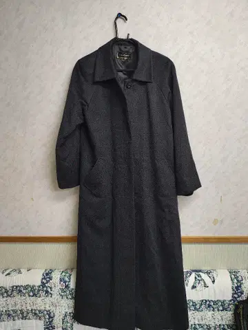 MIA CARNA 그레이 롱 코트 사이즈 11 캐시미어 100%