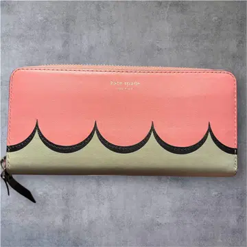 Kate Spade 물결 디자인 장지갑