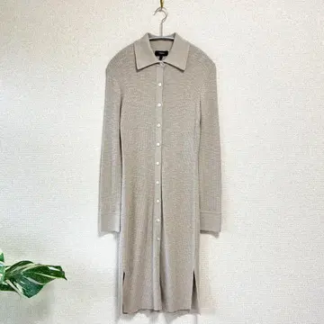 [ 새상품급 ] 띠어리 FINE SLUB RIB SHIRT DRESS