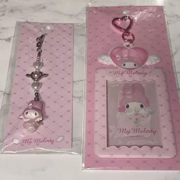 산리오 꿈꾸는 엔젤 마이멜로디 스트랩 폴라로이드 케이스