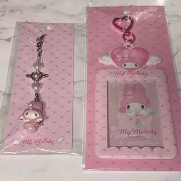 산리오 꿈꾸는 엔젤 마이멜로디 스트랩 폴라로이드 케이스