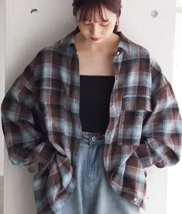 [ 새상품급 ] tiptop 체크 셔츠