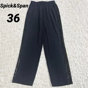 스픽 앤 스팬 스팽글 라인 트랙 팬츠 네이비 36
