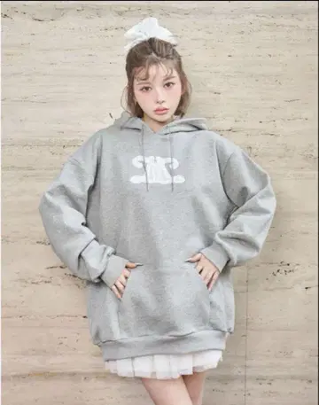 Darich 레이스업 리케 로고 후디
