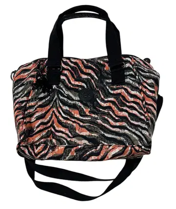 KIPLING 키플링 2way 숄더백 제브라 패턴 참 포함
