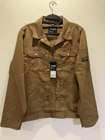 새상품 Wrangler 워크 자켓 긴팔 점퍼 L 사이즈 모카