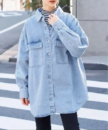 [새상품급] tiptop 데님 셔츠