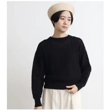 yuni LUPINUScrochet 시스루 니트 가디건