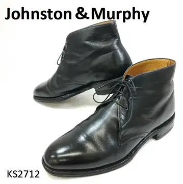 존스턴앤머피 새상품급 처카 부츠 천연 가죽 가죽 US 7