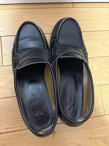 블랙 로퍼 밴딩 밑창