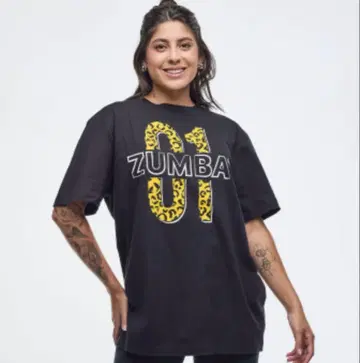 ZUMBA T셔츠 레오파드