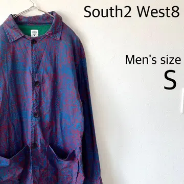 South2West8 네이티브 무늬 셔츠 자켓