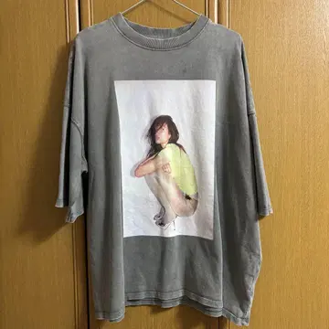 ZARA 워시 가공 DUA LIPA 티셔츠 듀아 리파 M