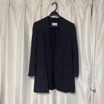 ESTNATION 노카라 자켓 블랙