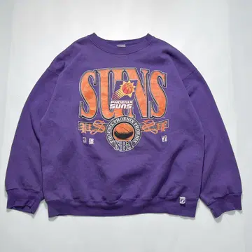 90s 로고7 NBA 선즈 USA제 맨투맨 2XL 보라색 농구7172