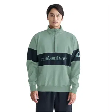 Quiksilver QS OMNI 하프 지퍼 맨투맨