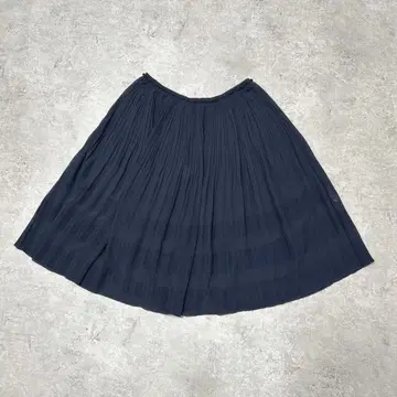 s3094 K.T 미디 스커트 플리츠 허리밴딩 루즈핏 15호