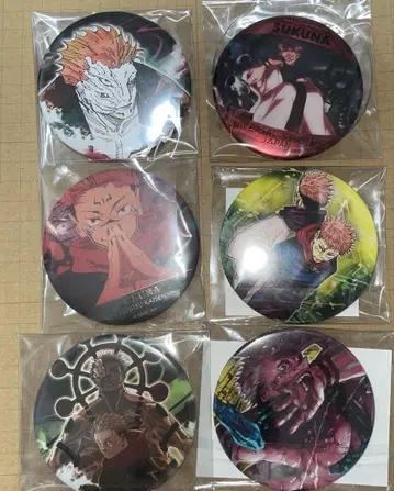 주술회전 캔뱃지 스쿠나 세트