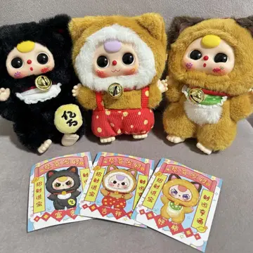 공식 Babythree 마네키네코 시크릿 3체 세트