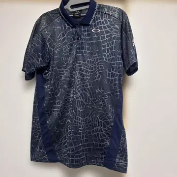 OAKLEY 오클리 올 패턴 남성용 피케 셔츠 M