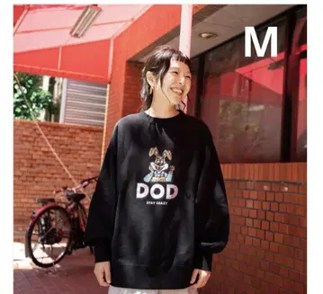 DOD 신 칼리지 스웨트 셔츠 블랙