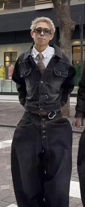 00's unknown 짧은 기장 데님 자켓 City boy 리지드