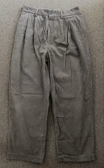 WIRROW 코듀로이 턱 팬츠