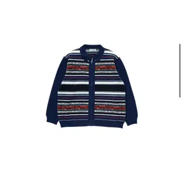 TTT MSW | Nordic zip up cardigan | Navy