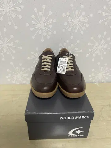 MOONSTAR WORLD MARCH 브라운 24.5cm
