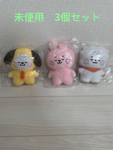 미사용 BT21 봉제 인형 타토 통 네토 통 3개 세트