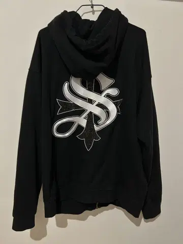 Supplier 블랙 XL 집업 후드티