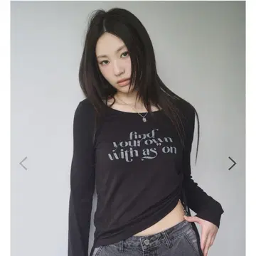 as'on BLACHE SHIRRING TEE 아즈온ason 상의