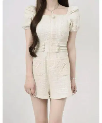 Lumignon 루미뇽 Waffle tweed combinaison