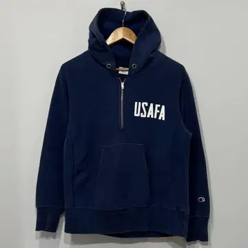 새상품급 챔피온 USAFA 리버스 위브 맨투맨 후드티 M