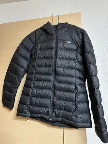 patagonia 여성 블랙 다운 자켓