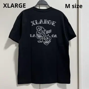 새상품급 XLARGE 엑스라지 자수 반팔T셔츠 M 블랙