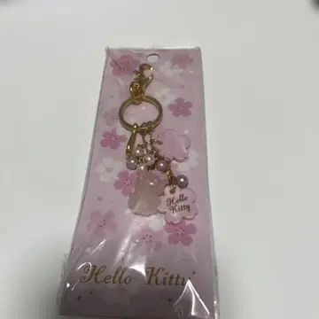 미개봉 새상품 헤이세이 레트로 2008년 키티 스트랩 핑크 꽃