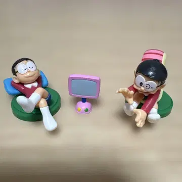 도라에몽 피규어 세트 진구(노비타) 타임 TV